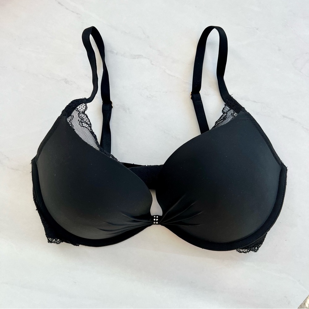 Padded Demi Bra - 32D Black - Victoria’s Secret